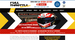 Desktop Screenshot of fullthrottleraceway.co.uk